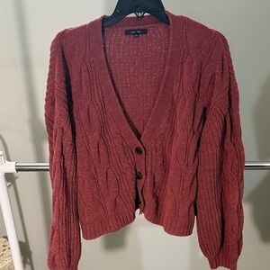 Love Tree Women's Cable Knit Sweater - Pink